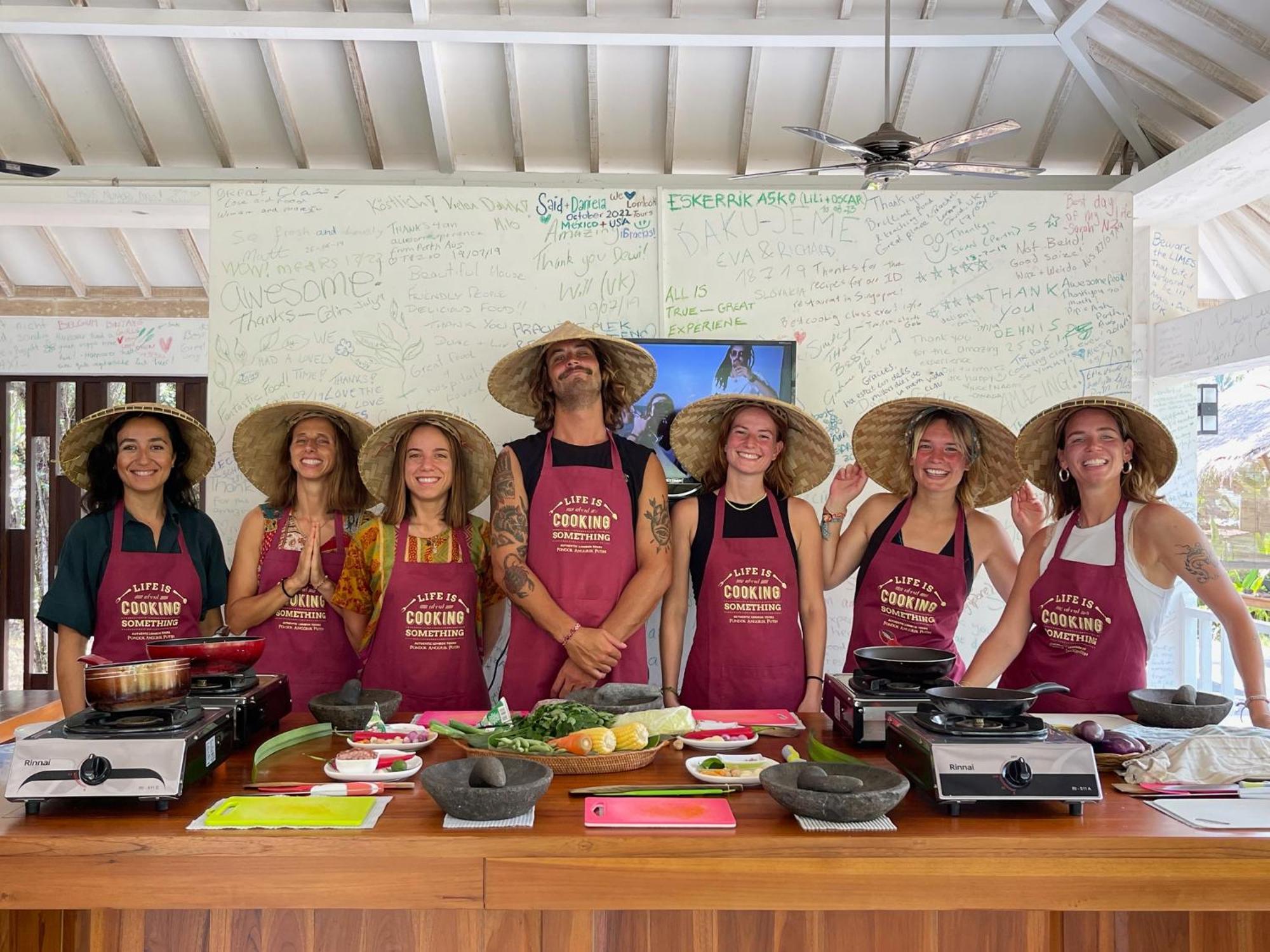 Anggrek Putih Lombok Cooking Class And Homestay Senggigi Exterior photo