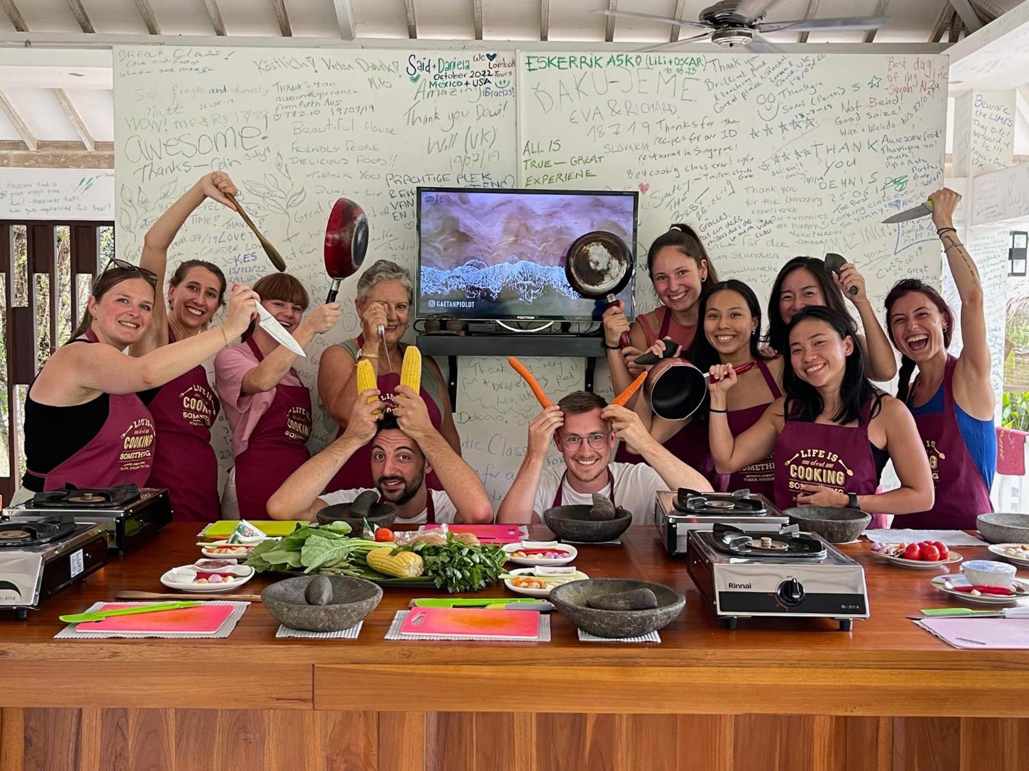 Anggrek Putih Lombok Cooking Class And Homestay Senggigi Exterior photo