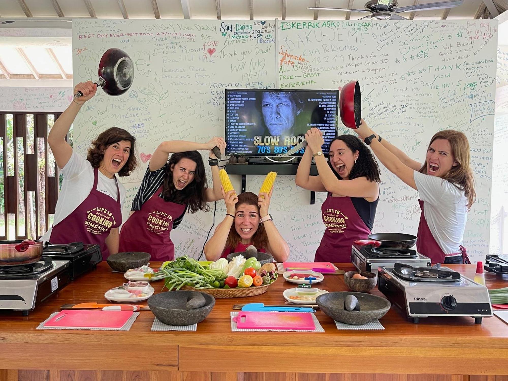 Anggrek Putih Lombok Cooking Class And Homestay Senggigi Exterior photo
